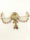 Ishraq R&G Peacock Hair Brooch