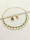Mihira Green Kundan Necklace Set