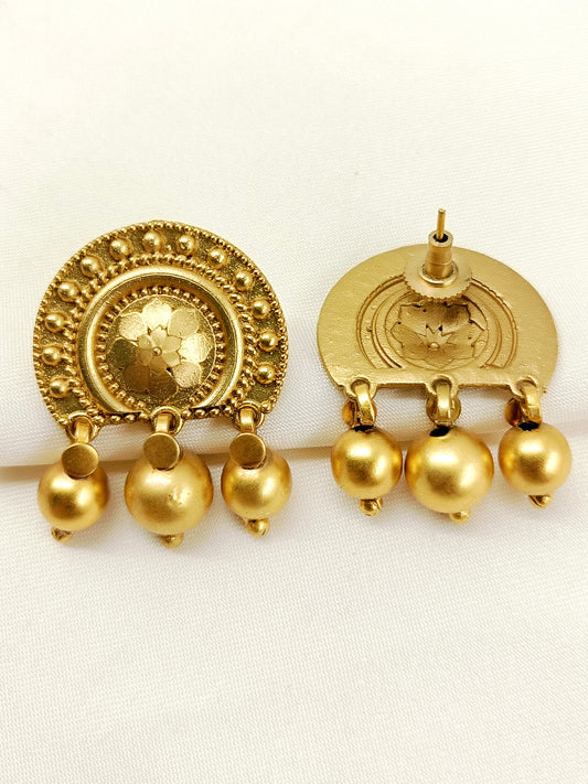 Subhashini Golden Oxidized Tops