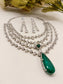 Ives Emerald American Diamond Set