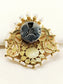 Rivan White Elephant Royal Men's Brooch