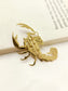 Dipali Scorpion Golden Men's Brooche