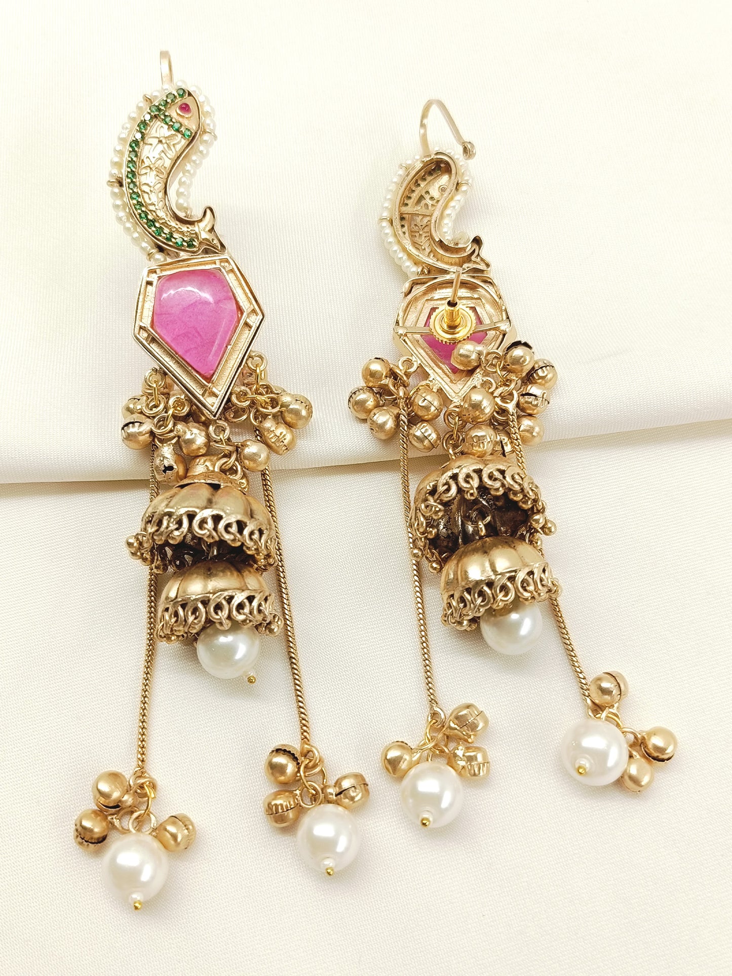 Rashmi Baby Pink Boutique Jhumki