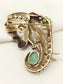 Atharv Ruby Elephant Brooch