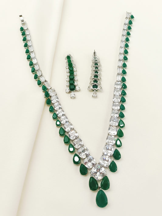 Effie Green American Diamomd Necklace Set