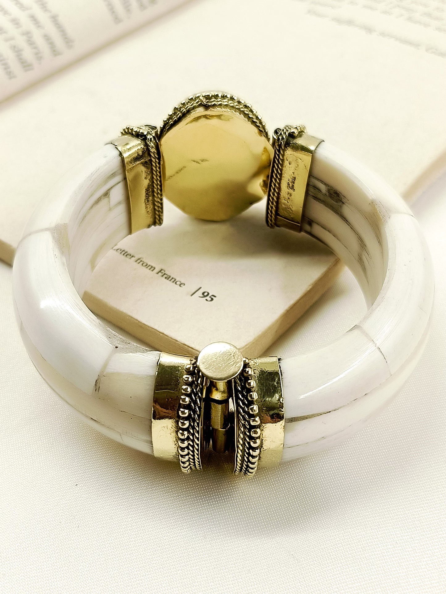 Garvik Green Bone Men's Bracelet