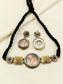Parul Rani Miniature Art Oxidized Choker Set