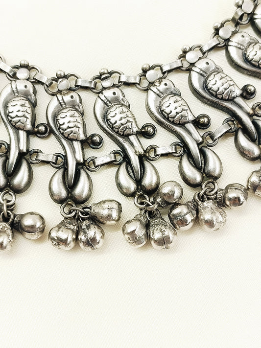 Ridhima Plain Oxidized Neckpiece