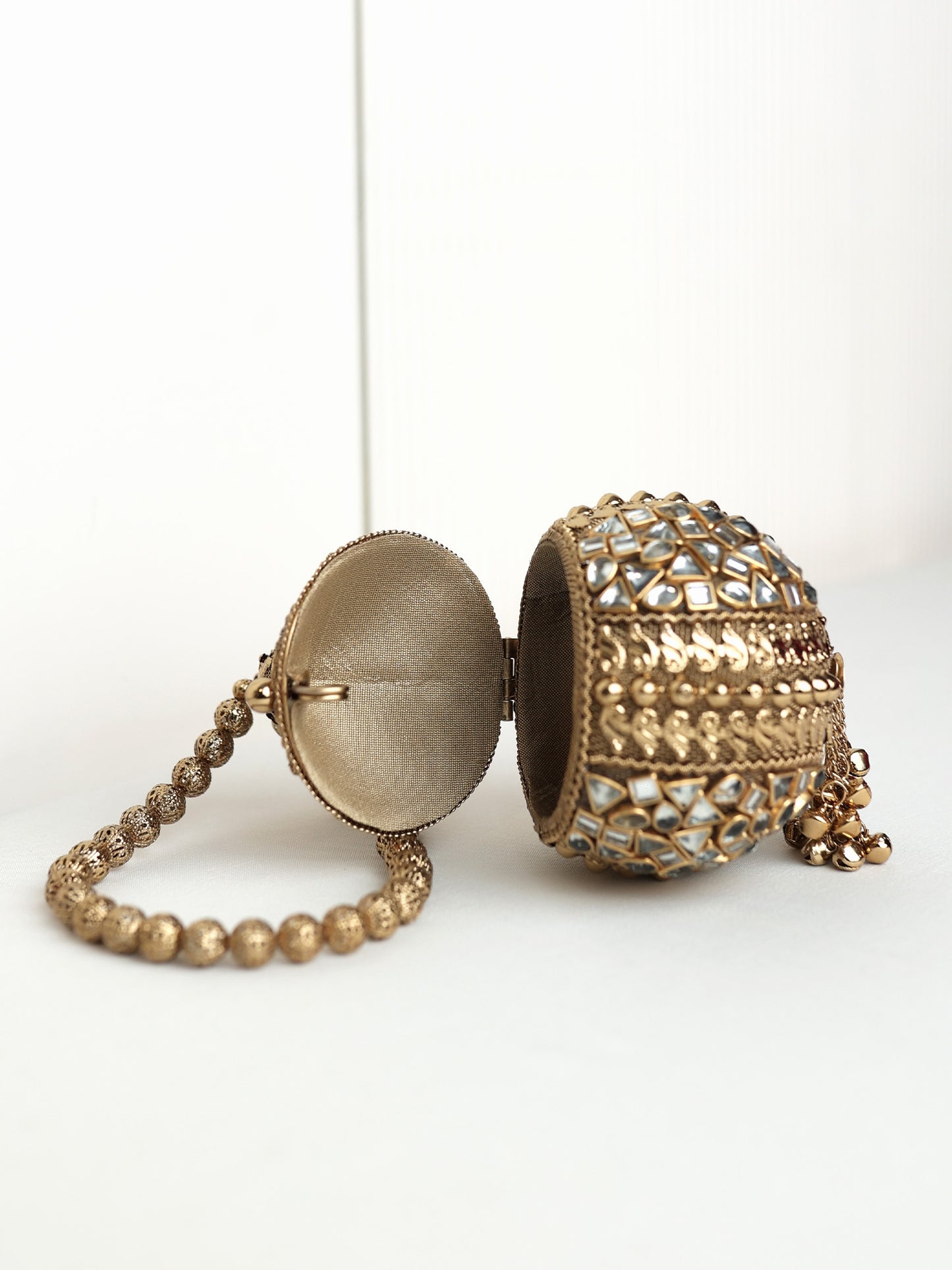 Riti Golden Matki Mini Potli Bag