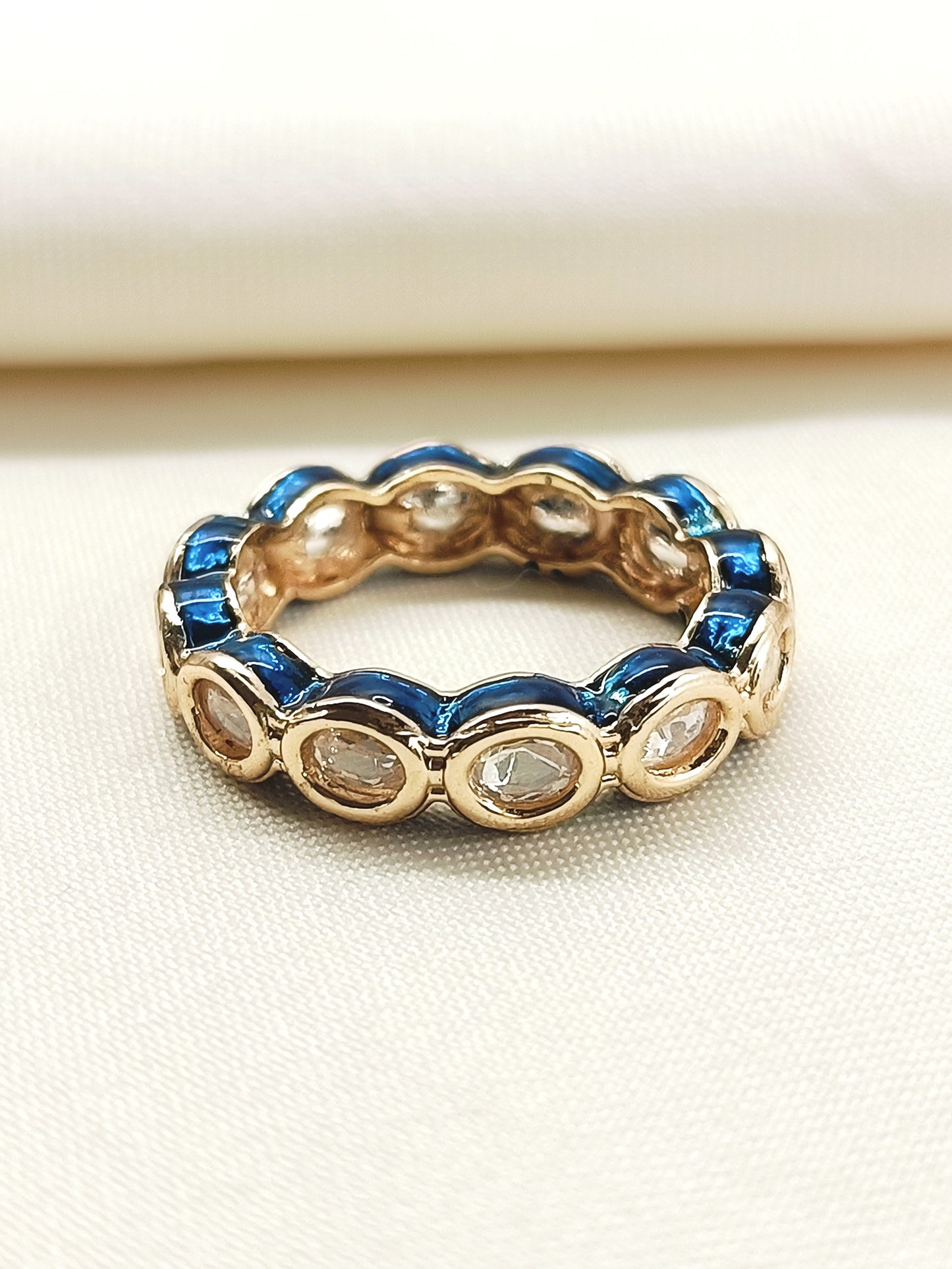 Diyanshi White Kundan Finger Ring