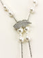 Janifer White Beads Neckpiece