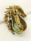 Elam Mint Green Horse Men's Brooch