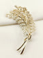 Sadhya Golden Leaf Brooch