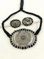 Rita Black Oxidized Choker Set