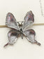 Naval Ruby Butterfly Brooch