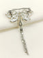 James White Butterfly Brooch