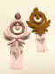 Badrah Baby Pink Handmade Earrings