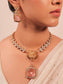Paavni Pink Kundan Necklace Set