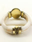 Rukhsaar Men’s Royal Blue Onyx Stone Tribal Bone Bracelet