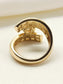 Sehrish White 92.5 Silver American Diamond Finger Ring