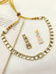 Gulabo White Kundan Necklace Set