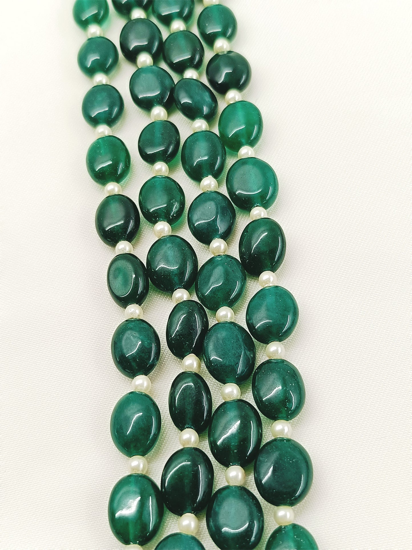 Arav Green Groom Beads Neckpiece