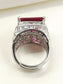 Ekansha Ruby American Diamond Finger Ring