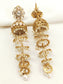 Shaziya White Kundan Jhumki
