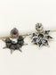 Lalasa Ruby Oxidized Earring