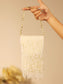 Becca White Evening Clutch