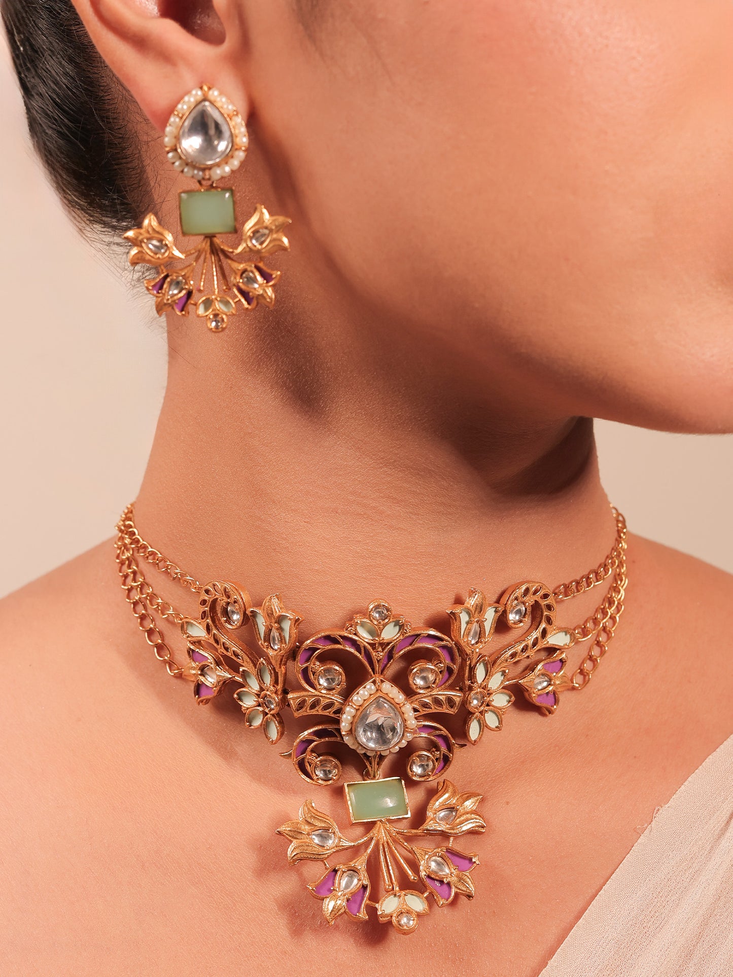 Yashwani Multi Colour Boutique Choker Set