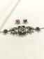 Shibu Blue Oxidized Choker Set