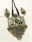 Nandini Multi Colour Oxidized Necklace Set