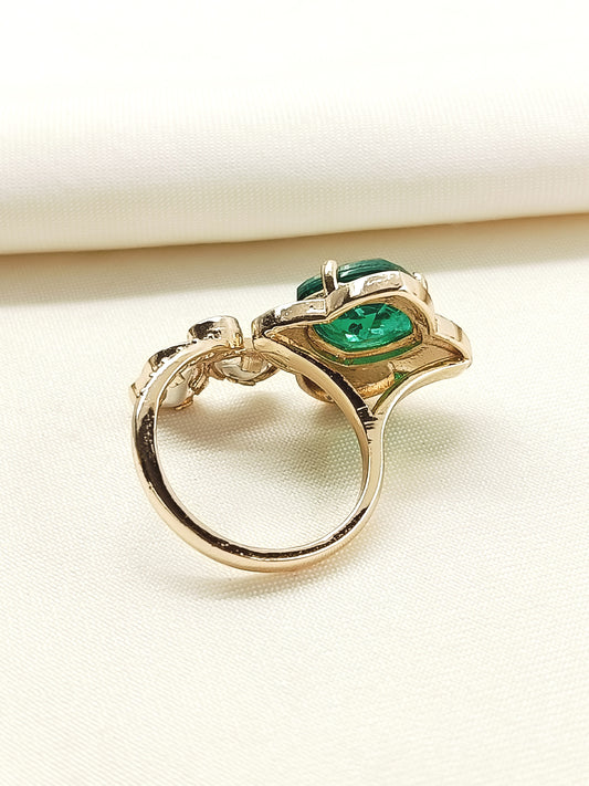 Tanirika Multi Colour Kundan Finger Ring