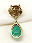 Tavish Green Lion Men's Brooch