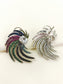 Varya Multi Colour Rainbow Victorian Wing Tops