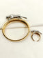 Ikshit Golden Leopard Men's Bracelet Ring Combo