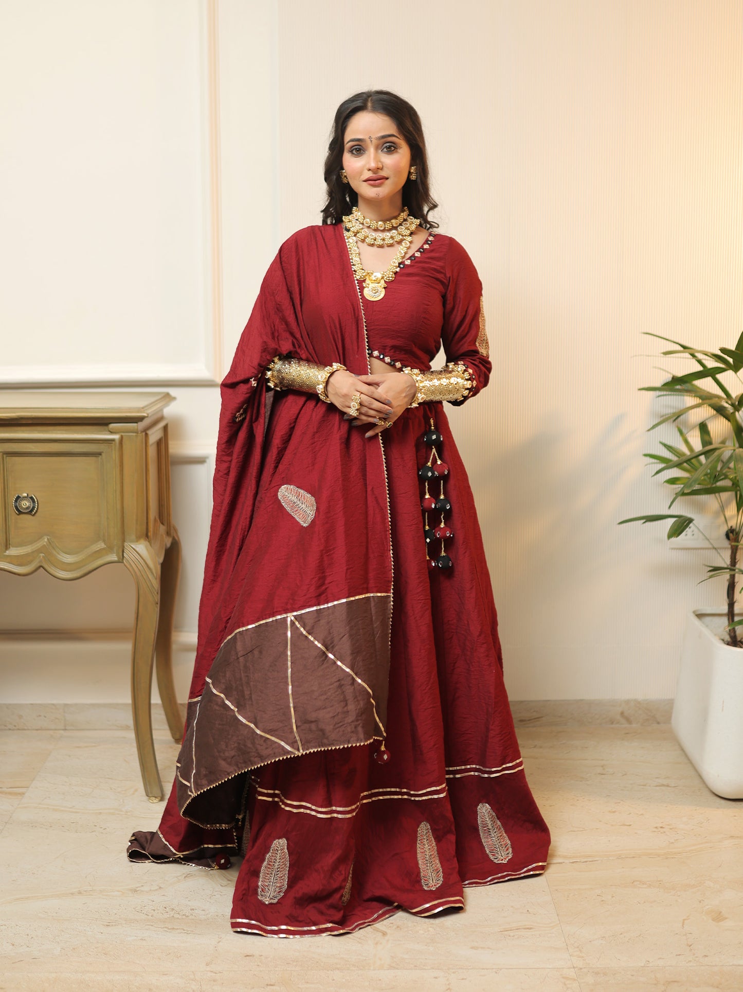 Driti Lehenga with Jewellery