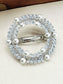 Alkaa White Pearl Hair Brooch