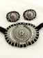 Aatmaja White Oxidized Choker Set