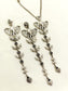 Rubi Blue Oxidized Pendant Set