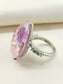 Meave Pink American Diamond Finger Ring