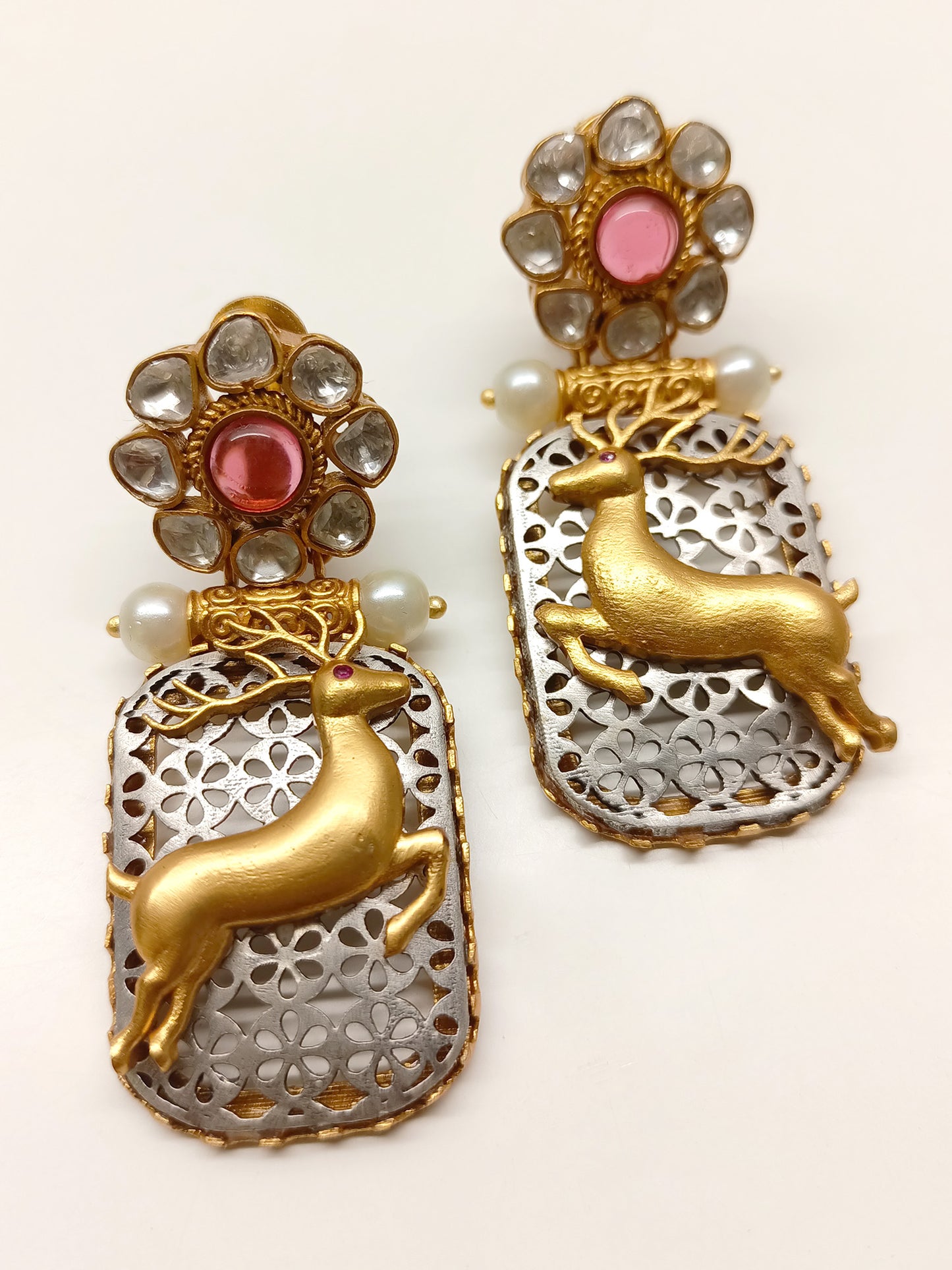Arisha Pink Deer Boutique Earrings