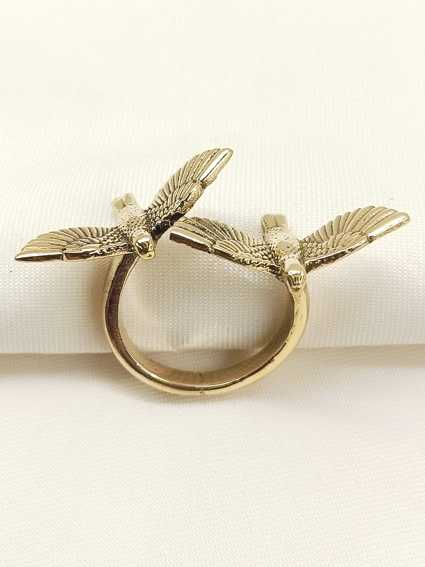 Edith Golden Men's Finger Ring