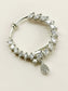 Aparna Silver American Diamond Nosering