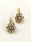Kania White Floral Kundan Ear Cuffs