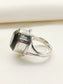 Tasneem Yellow 92.5 Silver Citrine Stone Finger Ring