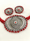 Baina Coral Oxidized Choker Set