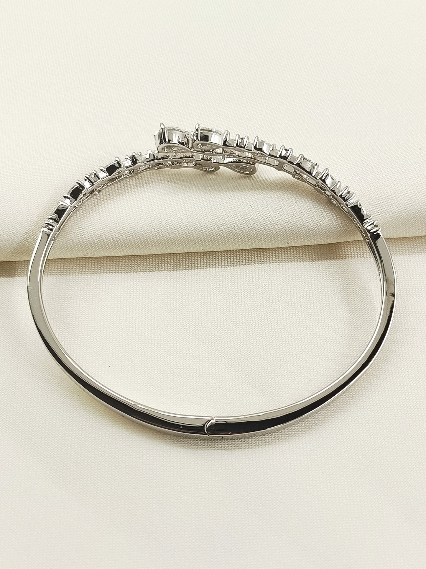Nainsi White American Diamond Bracelet