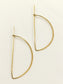 Aarvan Golden Men's Earrings
